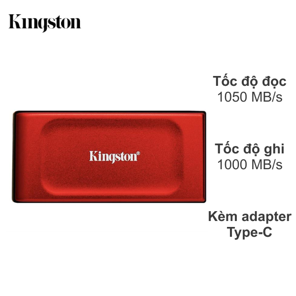 Ổ cứng SSD 1TB Kingston Portable SXS1000